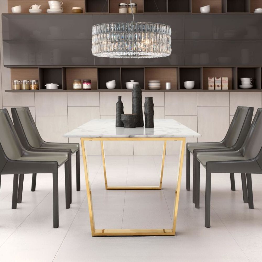 LAMP ZUO JENA | Lamp for Dining Room | Chrome-Plated Steel | Clear Glass | Inside Bedroom Waiting Room Decorative Room Home Interior Decorative Lamp Lighting Floor Lamp Modern Lamp Light Kitchen Living Room Bedroom Set