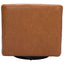 CHAIR ZUO BROOKS 102049 | Accent Chair | Brown Black | 100% Polyurethane | Faux Leather | Interior | Armchair Sofa Recliner Armchair Divan Upholstered Seat Living Room Home Home Waiting Room Office Living Room