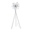 LAMP ZUO SAVOY | Floor Lamp for Living Room | Chrome-Plated Steel | Acrylic | Inside Bedroom Waiting Room Decorative Room Home Interior Decorative Lamp Lighting Floor Lamp Modern Lamp Light Kitchen Living Room Bedroom