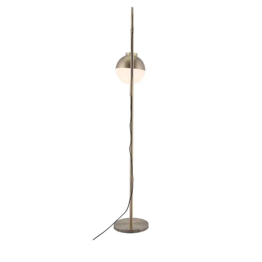 LAMP ZUO WATERLOO | Floor Lamp for Living Room | Galvanized Steel | Frosted Glass | Inside Bedroom Waiting Room Decorative Room Home Interior Decorative Lamp Lighting Floor Lamp Modern Lamp Light Kitchen Living Room Bedroom