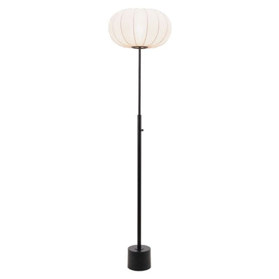 LAMP ZUO WISTERIA | Floor Lamp | Beige | Black | White | Powder Coated Steel | Inside | Room Waiting Room Bedroom Decorative Home Interior Decoration Lamp Ilumination Modern Light Kitchen