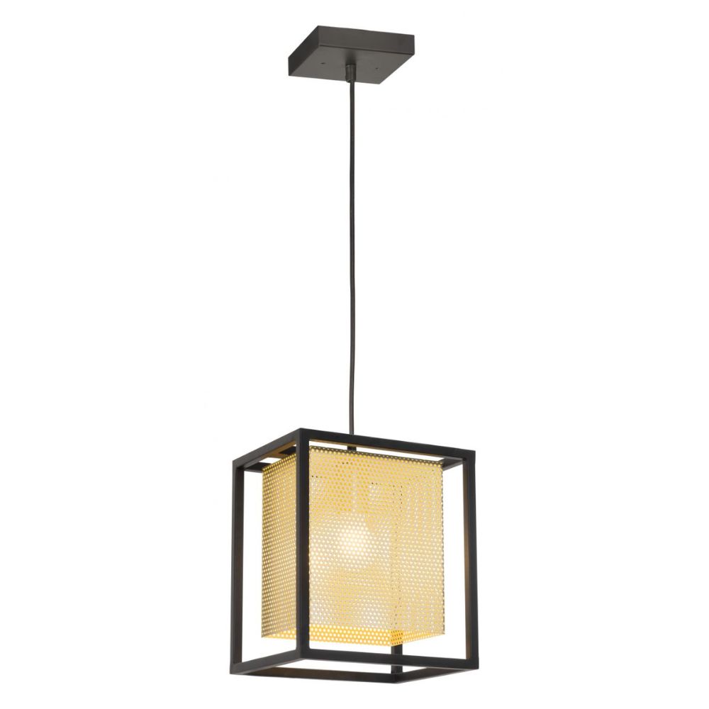 LAMP ZUO YVES | Ceiling Lamp for Dinning Room | Gold | Black | Powder Coated Steel | Electroplated Steel | Inside | Room Waiting Room Bedroom Decorative Home Interior Decoration Lamp Ilumination Modern Light Kitchen