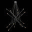 LAMP ZUO BELIEF | Ceiling Lamp for Living Room | Chrome | Chromed Steel | Inside Bedroom Waiting Room Decorative Room Home Interior Decorative Lamp Lighting Floor Lamp Modern Lamp Light Kitchen Living Room Bedroom