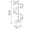 LAMP ZUO CONSTANCE | Ceiling Light for Dining Room | Various Colors | Steel Frosted Transparent Glass | Inside Bedroom Waiting Room Decorative Room Home Interior Decorative Lamp Lighting Floor Lamp Modern Lamp Light Kitchen Living Room Bedroom