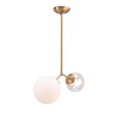 LAMP ZUO CONSTANCE | Ceiling Light for Dining Room | Various Colors | Steel Frosted Transparent Glass | Inside Bedroom Waiting Room Decorative Room Home Interior Decorative Lamp Lighting Floor Lamp Modern Lamp Light Kitchen Living Room Bedroom