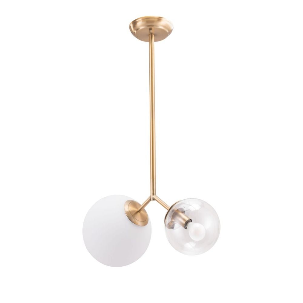 LAMP ZUO CONSTANCE | Ceiling Light for Dining Room | Various Colors | Steel Frosted Transparent Glass | Inside Bedroom Waiting Room Decorative Room Home Interior Decorative Lamp Lighting Floor Lamp Modern Lamp Light Kitchen Living Room Bedroom