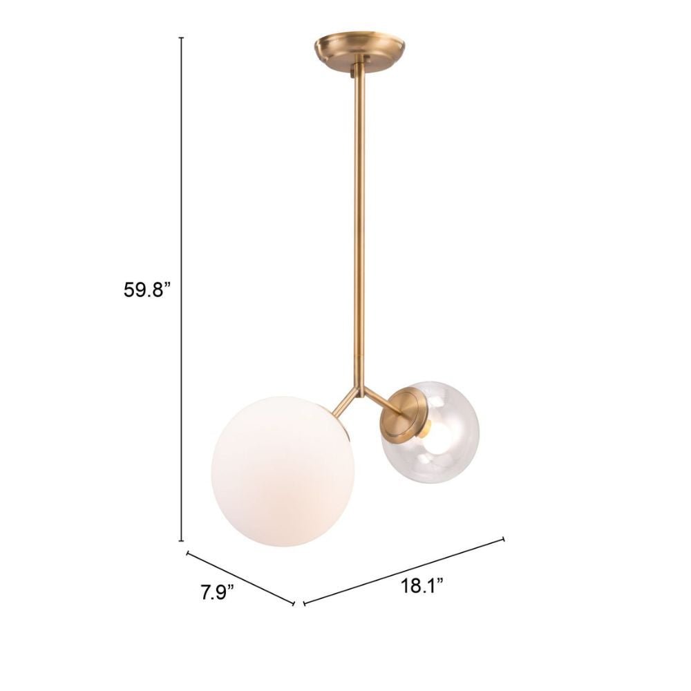 LAMP ZUO CONSTANCE | Ceiling Light for Dining Room | Various Colors | Steel Frosted Transparent Glass | Inside Bedroom Waiting Room Decorative Room Home Interior Decorative Lamp Lighting Floor Lamp Modern Lamp Light Kitchen Living Room Bedroom