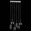 LAMP ZUO HALE | Ceiling Lamp for Living Room Bedroom | Transparent Glass | Chromed Steel | Inside Bedroom Waiting Room Decorative Room Home Interior Decorative Lamp Lighting Floor Lamp Modern Lamp Light Kitchen Living Room Bedroom 2