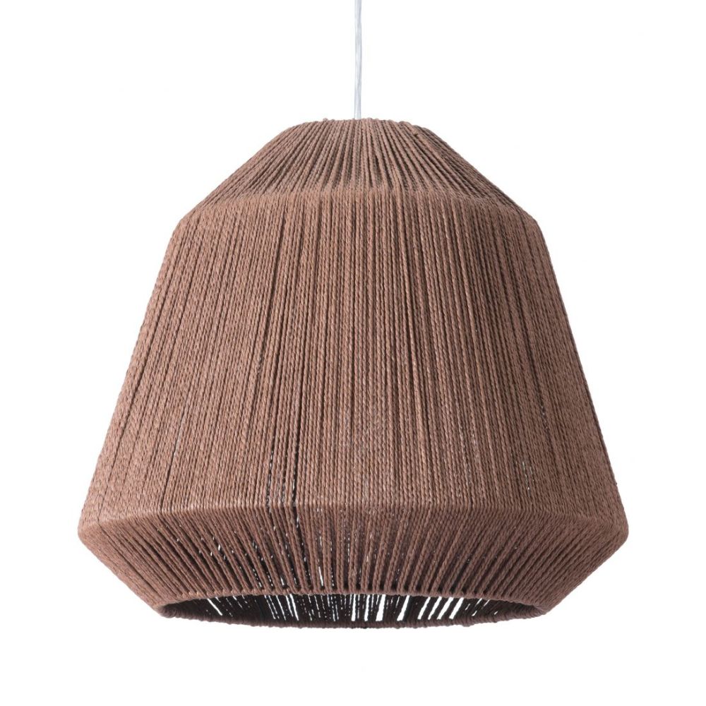 LAMP ZUO IMPALA | Ceiling Lamp for Living Room | Natural Brown | Steel Paper | Inside Bedroom Waiting Room Decorative Room Home Interior Decorative Lamp Lighting Floor Lamp Modern Lamp Light Kitchen Living Room Bedroom