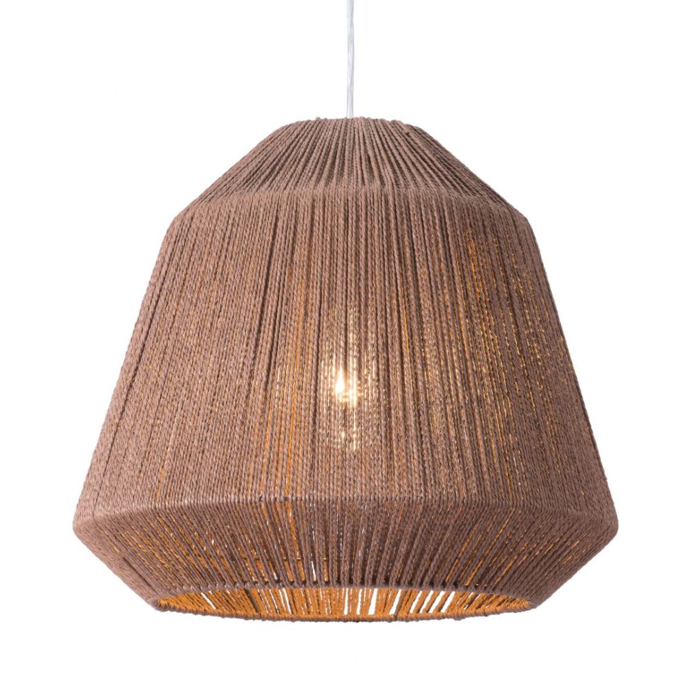 LAMP ZUO IMPALA | Ceiling Lamp for Living Room | Natural Brown | Steel Paper | Inside Bedroom Waiting Room Decorative Room Home Interior Decorative Lamp Lighting Floor Lamp Modern Lamp Light Kitchen Living Room Bedroom