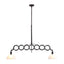 LAMP ZUO JADE | Ceiling Lamp for Dining Room Bedroom Restaurant | Antique Black | Painted Steel | Inside Bedroom Waiting Room Decorative Room Home Interior Decorative Lamp Lighting Floor Lamp Modern Lamp Light Kitchen Living Room Bedroom