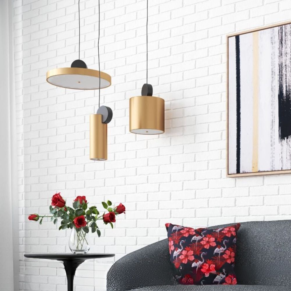 LAMP ZUO MARTIZA | Ceiling Light for Dining Room | Black Gold | Galvanized Steel with Powder Coating | Inside Bedroom Waiting Room Decorative Room Home Interior Decorative Lamp Lighting Floor Lamp Modern Lamp Light Kitchen Living Room Bedroom Set