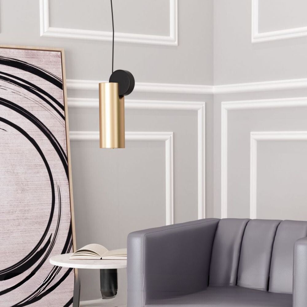 LAMP ZUO MARTIZA | Ceiling Light for Dining Room | Black Gold | Galvanized Steel with Powder Coating | Inside Bedroom Waiting Room Decorative Room Home Interior Decorative Lamp Lighting Floor Lamp Modern Lamp Light Kitchen Living Room Bedroom Set