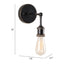 LAMP ZUO MISERITE WALL | Wall Lamp for Restaurant Home | Steampunk Industrial Design | Painted Steel | Inside Bedroom Waiting Room Decorative Room Home Interior Decorative Lamp Lighting Floor Lamp Modern Lamp Light Kitchen Living Room Bedroom