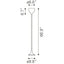 LAMP ZUO NEUTRINO | Modern Floor Lamp for Dark Corners Living Room | Chrome | Chromed Steel | Inside Bedroom Waiting Room Decorative Room Home Interior Decorative Lamp Lighting Floor Lamp Modern Lamp Light Kitchen Living Room Bedroom