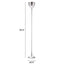 LAMP ZUO NEUTRINO | Modern Floor Lamp for Dark Corners Living Room | Chrome | Chromed Steel | Inside Bedroom Waiting Room Decorative Room Home Interior Decorative Lamp Lighting Floor Lamp Modern Lamp Light Kitchen Living Room Bedroom