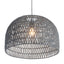 LAMP ZUO PARADISE | Ceiling Light for Dining Room Restaurant Spa | Gray | Powder-Coated Steel Paper | Inside Bedroom Waiting Room Decorative Room Home Interior Decorative Lamp Lighting Floor Lamp Modern Lamp Light Kitchen Living Room Bedroom