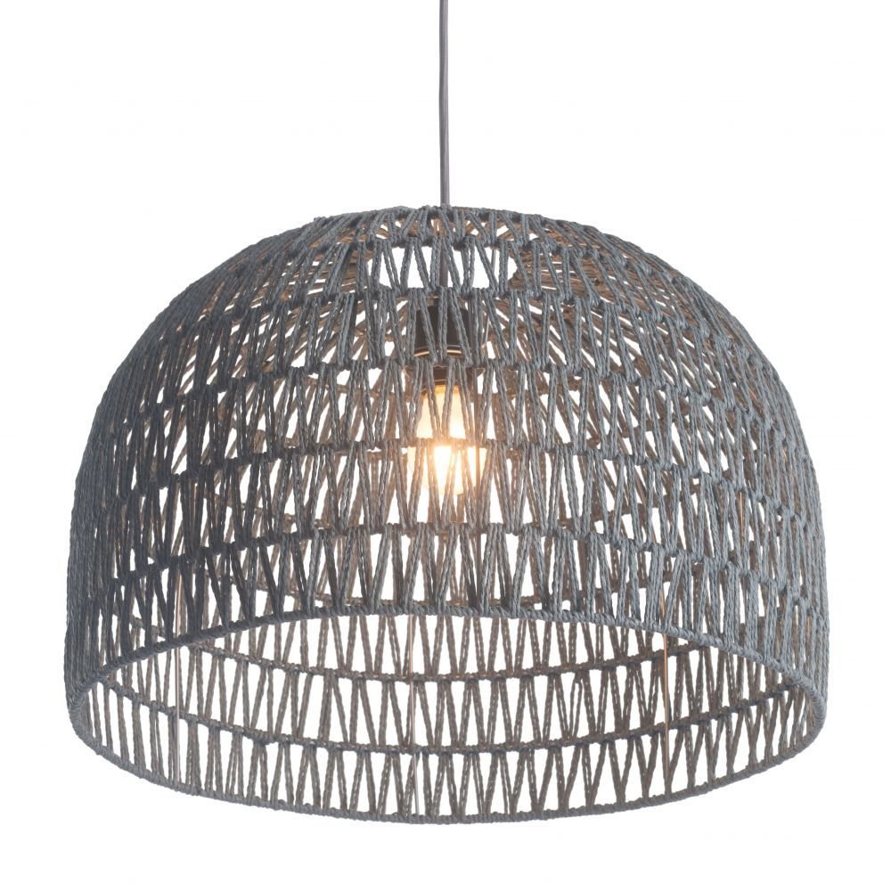 LAMP ZUO PARADISE | Ceiling Light for Dining Room Restaurant Spa | Gray | Powder-Coated Steel Paper | Inside Bedroom Waiting Room Decorative Room Home Interior Decorative Lamp Lighting Floor Lamp Modern Lamp Light Kitchen Living Room Bedroom