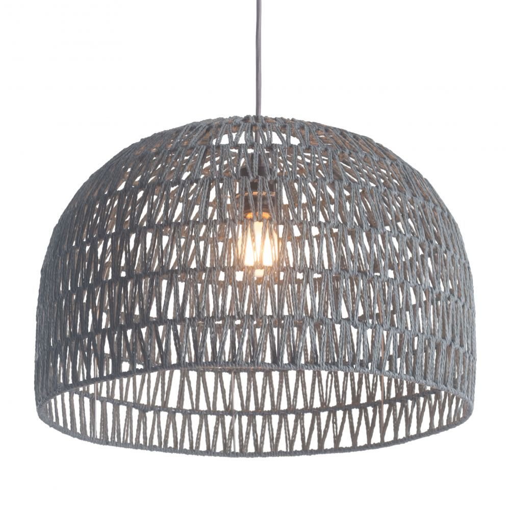 LAMP ZUO PARADISE | Ceiling Light for Dining Room Restaurant Spa | Gray | Powder-Coated Steel Paper | Inside Bedroom Waiting Room Decorative Room Home Interior Decorative Lamp Lighting Floor Lamp Modern Lamp Light Kitchen Living Room Bedroom
