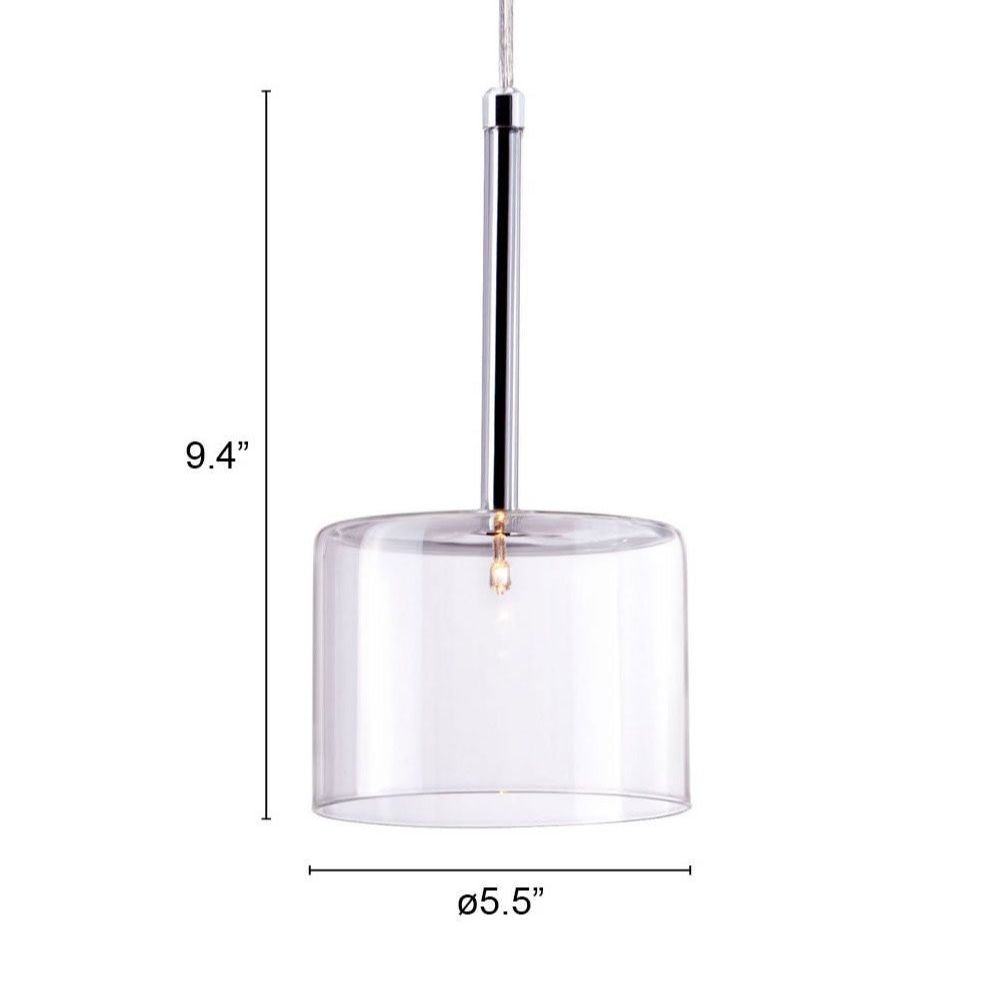 LAMP ZUO STORM | Ceiling lamp for room | Transparent Glass | Chromed steel | Inside Bedroom Waiting Room Decorative Room Home Interior Decorative Lamp Lighting Floor Lamp Modern Lamp Light Kitchen Living Room Bedroom