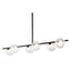 ZUO KEYOZ LAMP | Ceiling Light for Dining Room | Black | Steel Transparent Glass | Indoor Use Bedroom Waiting Room Decorative Room Home Interior Decorative Lamp Lighting Floor Lamp Modern Lamp Light Kitchen Living Room Bedroom