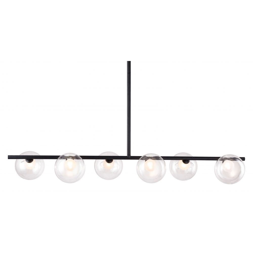 ZUO KEYOZ LAMP | Ceiling Light for Dining Room | Black | Steel Transparent Glass | Indoor Use Bedroom Waiting Room Decorative Room Home Interior Decorative Lamp Lighting Floor Lamp Modern Lamp Light Kitchen Living Room Bedroom